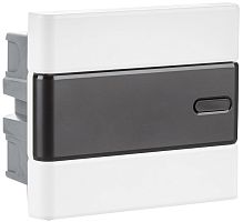 Бокс пластиковый ЭРА Trend ЩРВ-П-06 6 мод. (194х164х104мм) IP40 черная дверца картинка 